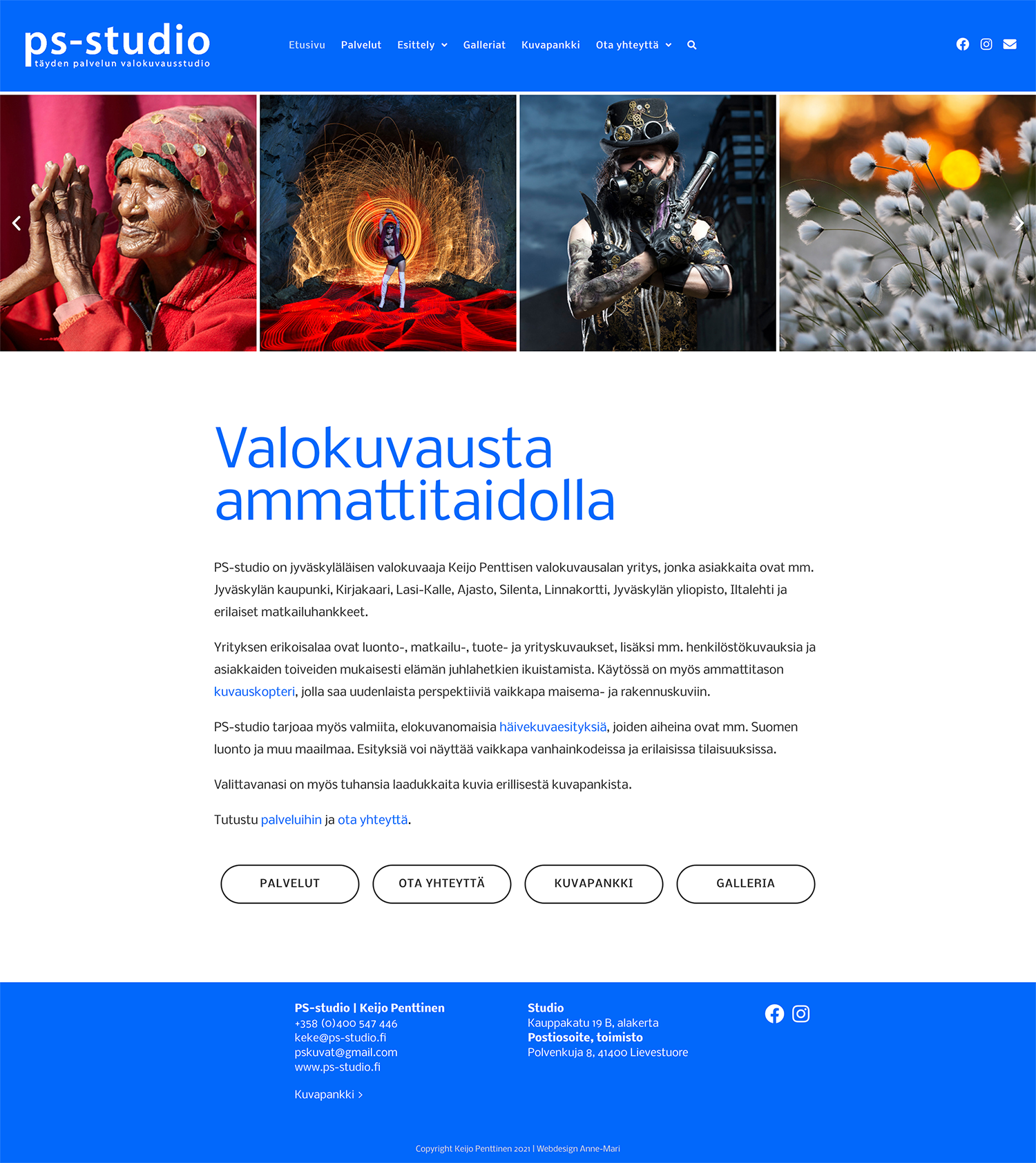 PS-studio <br>valokuvaaja Keijo Penttinen